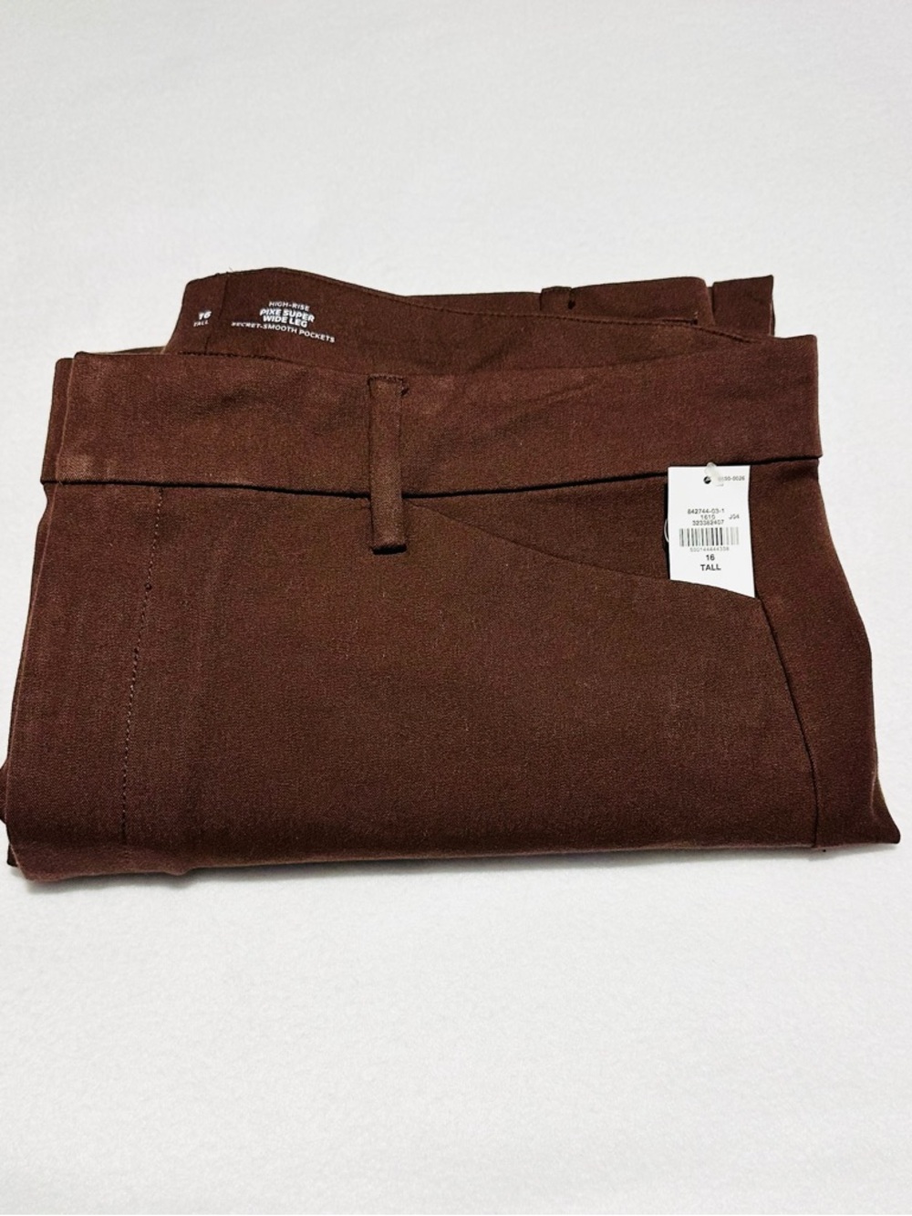 Old Navy Women's Super Wide Leg High Rise Pixie Casual Pants, Size 16 Tall